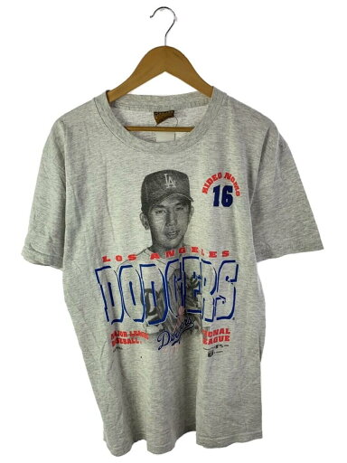 【中古】NUTMEG/90s/USA製/NOMO TEE/Tシャツ/L/コットン/GRY【メンズウェア】 【中古】NUTMEG/90s/USA製/NOMO TEE/Tシャツ/L/コットン/GRY【メンズウェア】