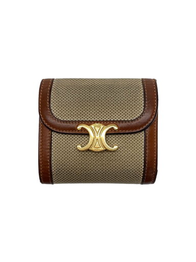 【中古】CELINE◆トリオンフ/3つ折り財布/キャンバス/レディース【服飾雑貨他】 【中古】CELINE◆トリオンフ/3つ折り財布/キャンバス/レディース【服飾雑貨他】