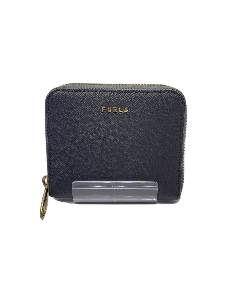 【中古】FURLA◆2つ折り財布/レザー/G