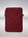 【中古】Christian Dior◆ショルダーバッグ/レザー/レッド/11-BO-0241/クリスチャンディオール//【バッグ】