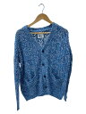 【中古】EASY TO WEAR◆カーディガン(厚手)/46/コットン/BLU/無地/TEW22SS-KN025【メンズウェア】
