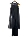 【中古】ETRE TOKYO◆オールインワン/S/ポリエステル/BLK/無地/1220230079-0【レディースウェア】