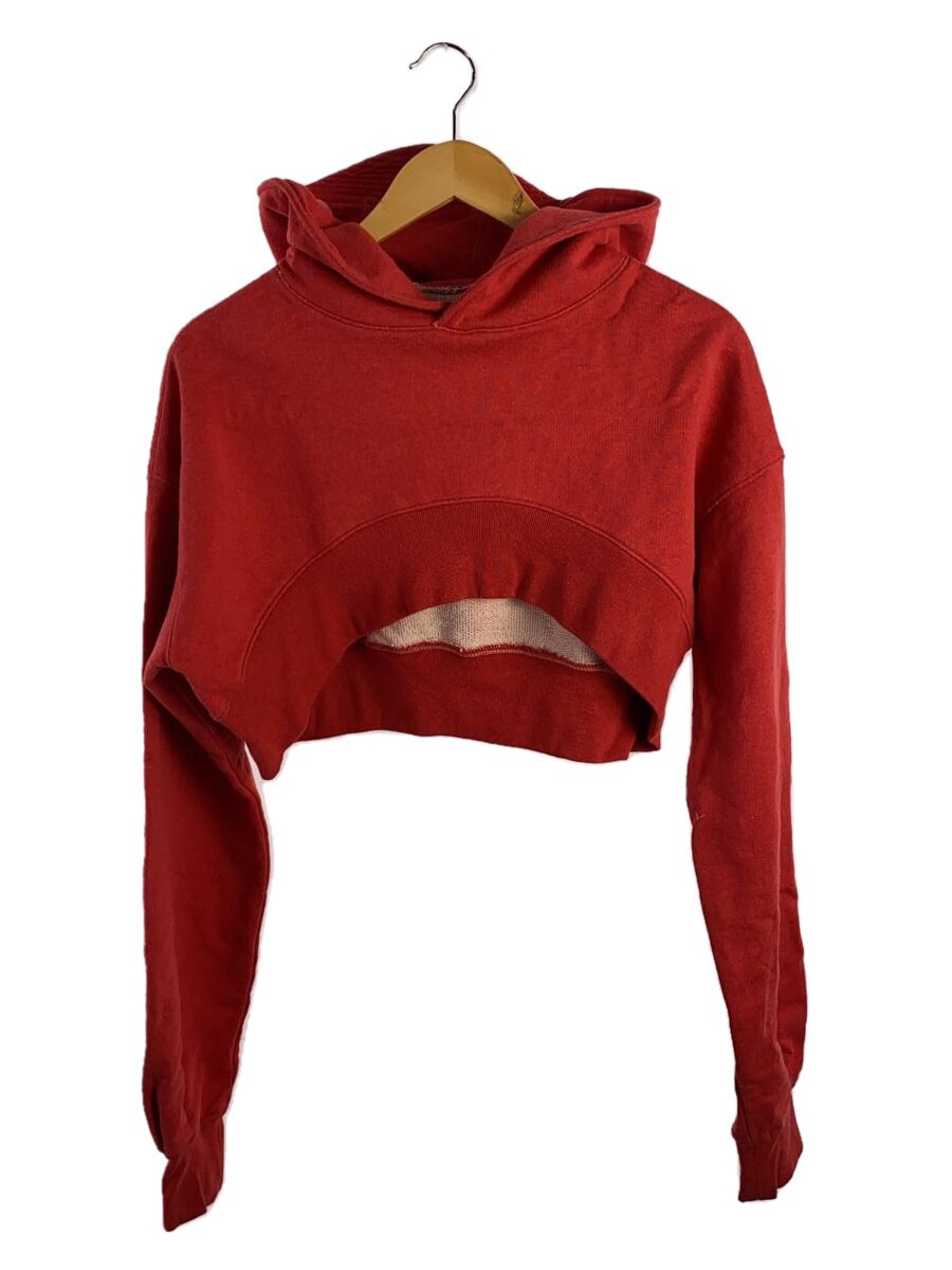 WHIPPER SNAPPER/24AW/Cropped Hoodie/ショート丈パーカー/F/レッド
