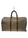 【中古】LOUIS VUITTON◆キーポル50_ダミエ・アズール_WHT/PVC/WHT【バッグ】(4)