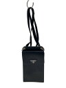 【中古】PRADA◆ショルダーバッグ/レザー/BLK【バッグ】(4)