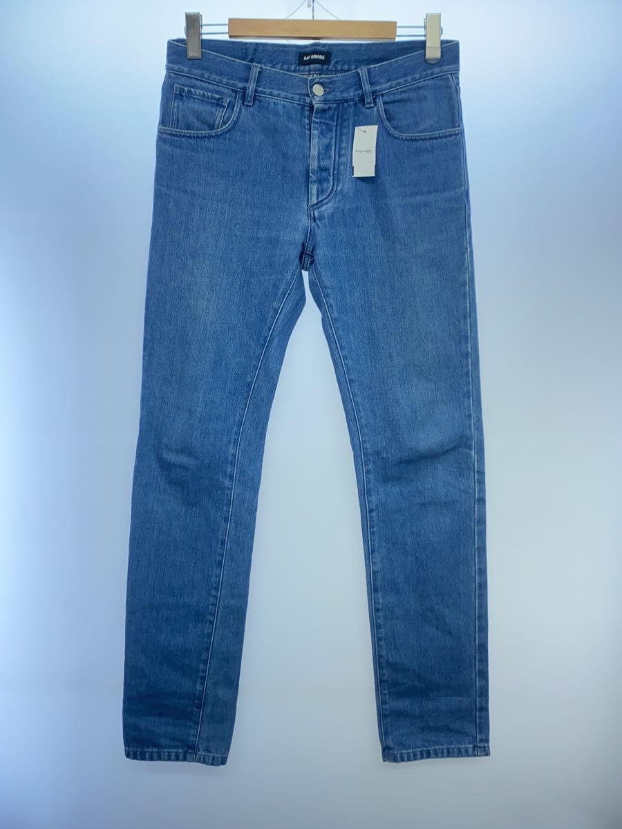 【中古】RAF SIMONS◆ストレートパンツ/31/デニム/IDG【メンズウェア】