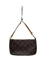 【中古】LOUIS VUITTON◆1)ポシェット・アクセソワール_モノグラム・キャンバス_BRW/M51890/ハンドバッグ/PVC/BRW【バッグ】