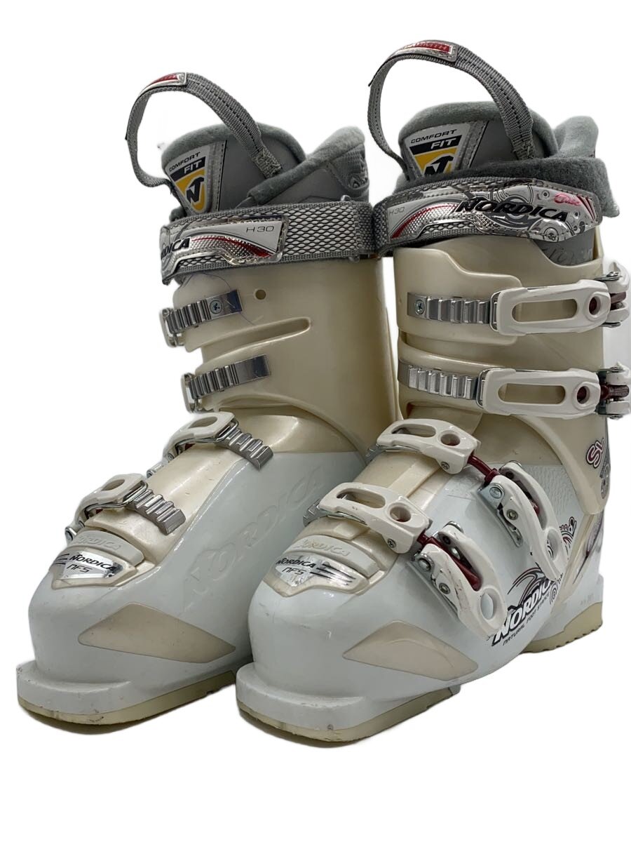 【中古】NORDICA◆スキーブーツ/WHT/アダルト【スポーツ】