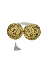 【中古】CHANEL◆イヤリング/--/GLD/レディース/オールド/ラウンド/オーバル/【服飾雑貨他】
