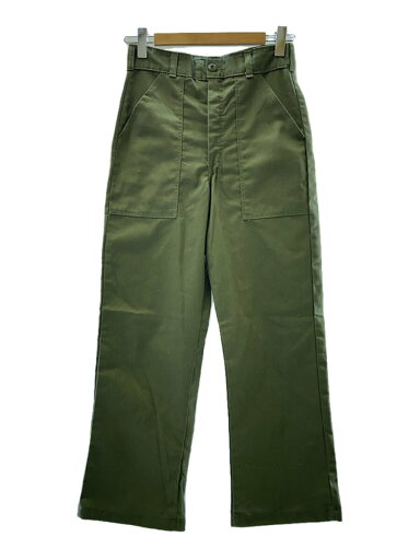 【中古】MILITARY◆ストレートパンツ/--/コットン/KHK/無地【メンズウェア】 【中古】MILITARY◆ストレートパンツ/--/コットン/KHK/無地【メンズウェア】