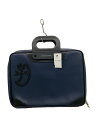 【中古】CASTELBAJAC◆ブリーフケース/フェイクレザー/BLU/総柄/099501【バッグ】