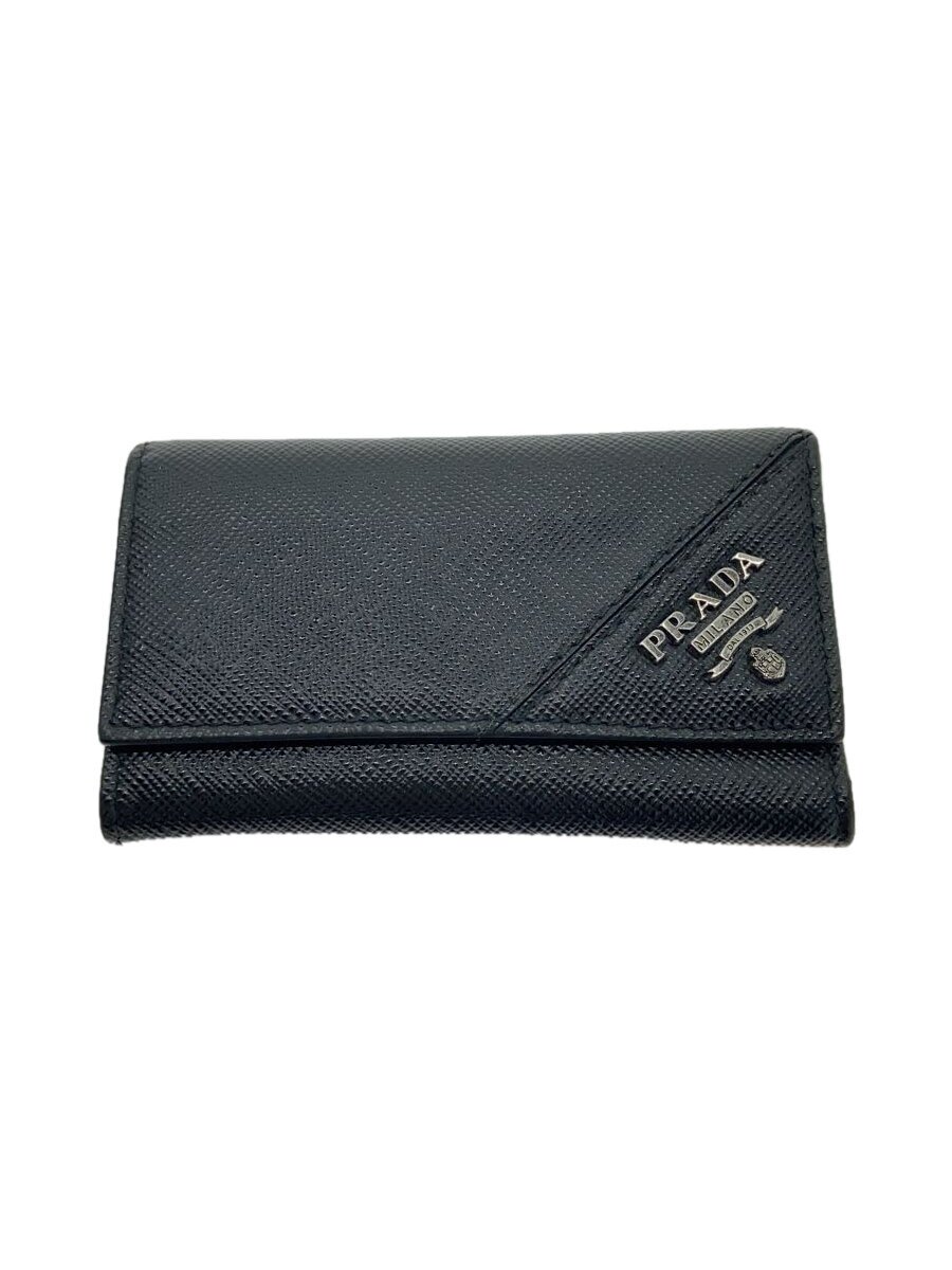 【中古】PRADA◆キーケース/--/ブラック/メンズ/2PG222【服飾雑貨他】