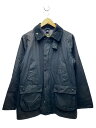 【中古】Barbour◆SL BEDALE/オイルドジャケット/38/コットン/BLK/1602128【メンズウェア】