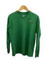 【中古】THE NORTH FACE◆トップス/M/コットン/GRN/NT32341/ロングスリーブフラワーロゴ【メンズウェア】