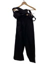【中古】YOHJI YAMAMOTO◆ボトム/1/ウール/BLK/ストライプ/FB-P21-113【レディースウェア】