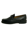 【中古】Salvatore Ferragamo◆ガンチーニ/ビット/UK5 1/2/ローファー/--/BLK//【シューズ】(4)