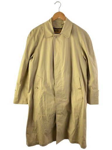 【中古】BROOKS BROTHERS◆ポリコットンバルマカーンコート/36/ポリエステル/BEG/無地【メンズウェア】 【中古】BROOKS BROTHERS◆ポリコットンバルマカーンコート/36/ポリエステル/BEG/無地【メンズウェア】