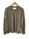 【中古】walenode◆ニット・セーター(厚手)/1/カシミア/GRY/無地/毛玉有【メンズウェア】