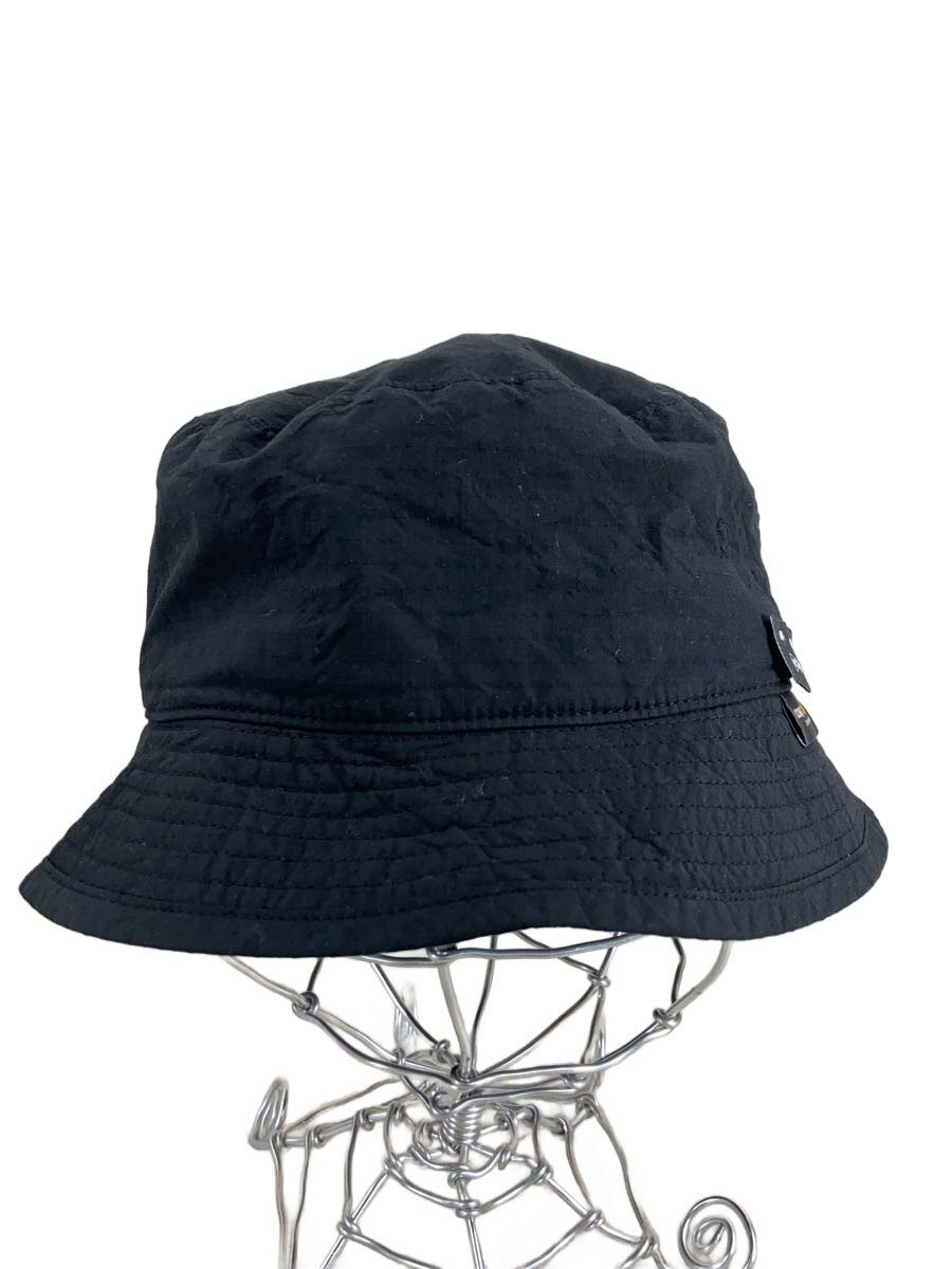【中古】WTAPS◆BUCKET 02 HAT NYCO. RIPSTOP. CORDURA/BLK/メンズ/251HCDT-HT15【服飾雑貨他】