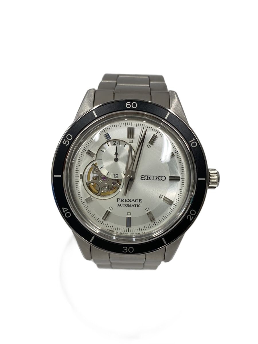 【ブランド】SEIKO 【ブランドカナ】セイコー 【型番】 【程度】B 【サイズ】 【メインカラー】シルバー 【素材・生地】ステンレス 【キーワード】　　 2026/01/29 セカンドストリート大村店【3769】【中古】SEIKO◆自動巻腕時計/アナログ/ステンレス ブランド SEIKO 型番 カラー シルバー 柄 素材・生地 ステンレス>色・素材について サイズ >サイズ表示について 実寸（cm） 【腕時計】 ケース縦：4 / ケース横：4 / 文字盤縦：3.1 / 文字盤横：3.1 / ケースの厚さ：1.2 / バンド幅：1.7 / 手首周り：14 【その他】 その他サイズ：/ 商品は　セカンドストリート大村店の店頭にて販売しております。商品に関するお問合わせは、お電話(TEL:0957-49-6600)にて、問合わせ番号：2337695877869をお伝えください。 配送方法やお支払い方法に関するお問い合わせは、サポートセンターまでご連絡をお願いします。 ※お電話の対応は営業時間内のみとなります。お問い合わせフォームでお問い合わせの際はご注文番号をご記入下さい この商品に関する出品店舗からのコメント 目立つ傷汚れ等なく、まだまだご使用頂けるお品物となっております