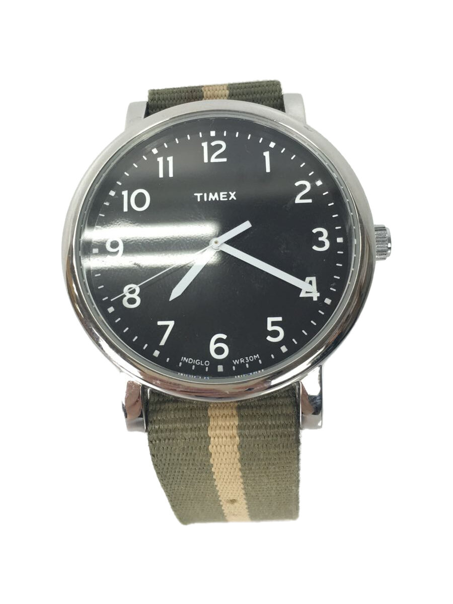 【中古】TIMEX◆クォーツ腕時計/アナ