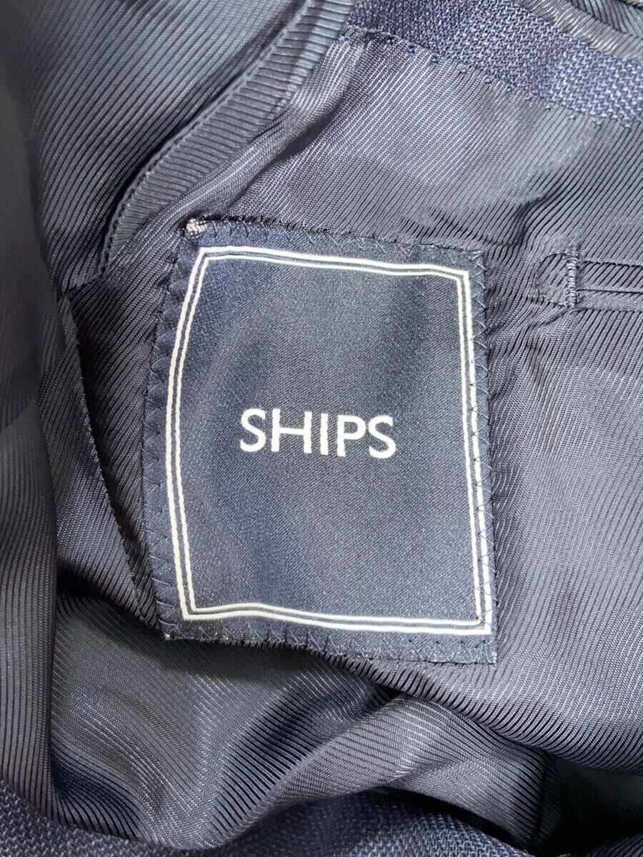【中古】SHIPS◆セットアップ/46/ウール/ネイビー/117-14-0194【メンズウェア】