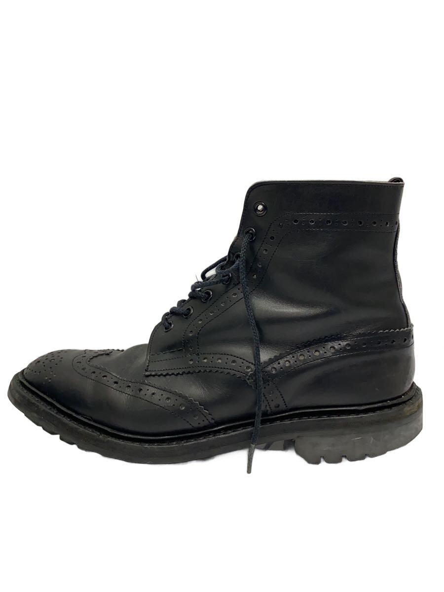 【中古】Tricker’s◆レースアップブーツ/UK8.5/BLK/レザー/829306 2508//【シューズ】