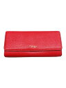【中古】FURLA◆長財布/--/RED/無地/レディース【服飾雑貨他】(4)
