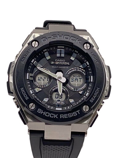 【中古】CASIO◆ソーラー腕時計・G-SHOCK/デジアナ/ラバー/BLK/BLK【服飾雑貨他】 【中古】CASIO◆ソーラー腕時計・G-SHOCK/デジアナ/ラバー/BLK/BLK【服飾雑貨他】