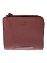 【中古】kate spade new york◆2つ折り財布/レザー/PNK/レディース/WLRU6253【服飾雑貨他】