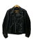 【中古】HARLEY DAVIDSON◆レザージャケット・ブルゾン/S/レザー/BLK【メンズウェア】