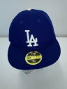 【中古】NEW ERA◆キャップ/7 1/2/BLU/無地/メンズ【服飾雑貨他】