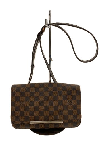 【中古】LOUIS VUITTON◆ホクストンPM_ダミエ・エベヌ_BRW/PVC/BRW【バッグ】 【中古】LOUIS VUITTON◆ホクストンPM_ダミエ・エベヌ_BRW/PVC/BRW【バッグ】