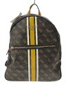 【中古】GUESS◆リュック/--/BRW/総柄【バッグ】