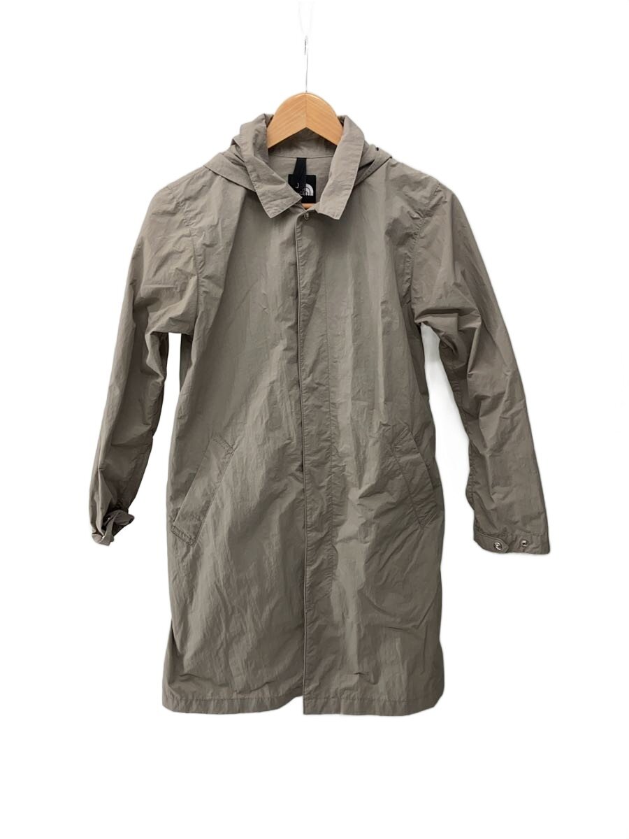 【中古】THE NORTH FACE◆ROLLPACK JOURNEYS COAT_ロールパックジャーニーズコート/S/ナイロン/GRY/無地【レディースウェア】