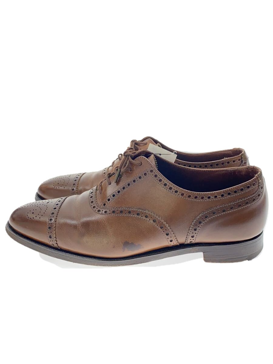 CROCKETT&JONES◆COVENTRY/ドレスシューズ/ストレートチップ/UK7/BRW/レザー/6034/※シミ有//