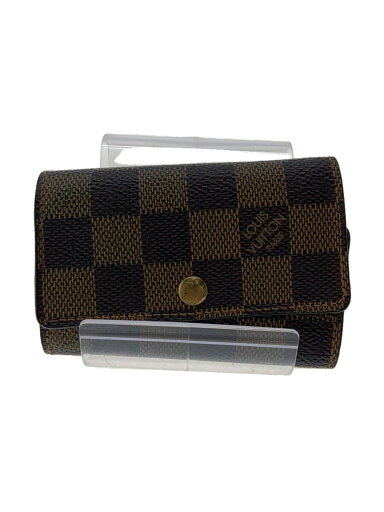 【中古】LOUIS VUITTON◆ミュルティクレ6_ダミエ・エベヌ_BRW/--/BRW/チェック/メンズ【服飾雑貨他】 【中古】LOUIS VUITTON◆ミュルティクレ6_ダミエ・エベヌ_BRW/--/BRW/チェック/メンズ【服飾雑貨他】