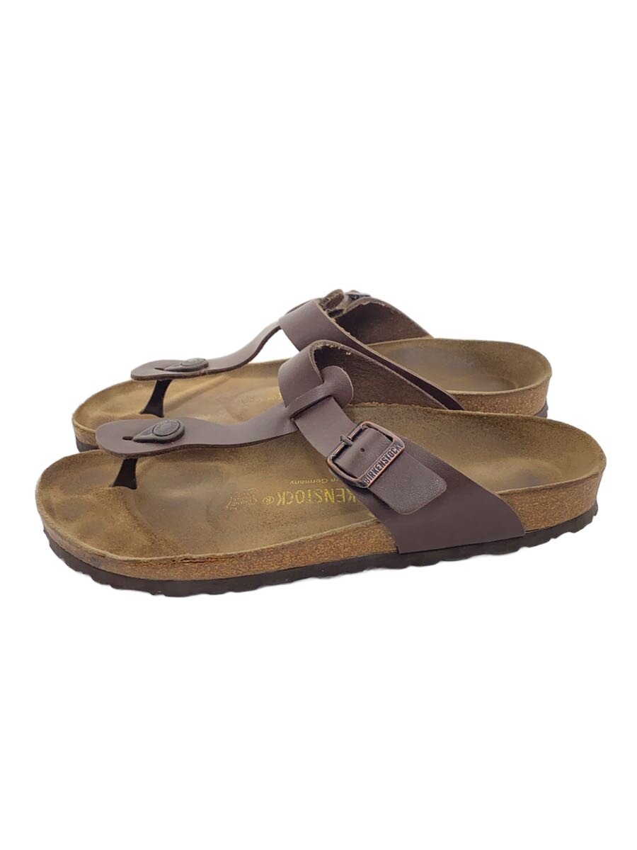 【中古】BIRKENSTOCK◆サンダル/US8/BRW/045003【シューズ】