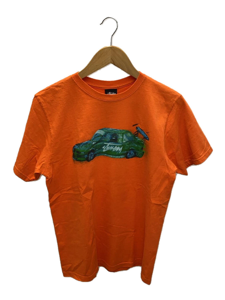 【中古】STUSSY◆Racecar tee/Tシャツ/S/