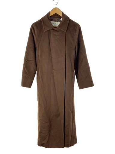 【中古】MAX MARA◆白タグ/マニュエラ/ベルテッドコート/40/カシミア/BRW【レディースウェア】 【中古】MAX MARA◆白タグ/マニュエラ/ベルテッドコート/40/カシミア/BRW【レディースウェア】