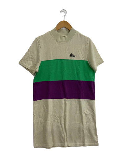 【中古】STUSSY◆半袖ワンピース/M/コットン/BEG【レディースウェア】 【中古】STUSSY◆半袖ワンピース/M/コットン/BEG【レディースウェア】