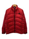 【中古】THE NORTH FACE◆ダウンジャケット/L/ポリエステル/RED/ND18900【メ ...