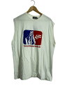 【中古】HYSTERIC GLAMOUR◆タンクトップ/XL/コットン/WHT/02241CR01【メンズウェア】