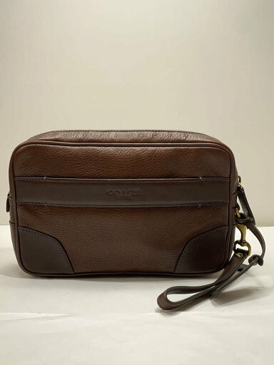 【中古】COACH◆ショルダーバッグ/レザー/BRW【バッグ】 【中古】COACH◆ショルダーバッグ/レザー/BRW【バッグ】
