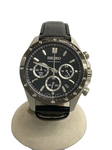 【中古】SEIKO◆スピリット・クロノグラフ/クォーツ腕時計/アナログ/レザー/8T63-00D0【服飾雑貨他】 【中古】SEIKO◆スピリット・クロノグラフ/クォーツ腕時計/アナログ/レザー/8T63-00D0【服飾雑貨他】