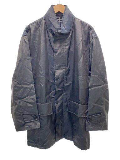 【中古】BURBERRYS◆コート/--/ナイロン/GRY/無地/BBN45-504【メンズウェア】 【中古】BURBERRYS◆コート/--/ナイロン/GRY/無地/BBN45-504【メンズウェア】