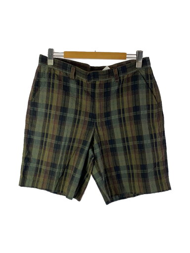 【中古】patagonia◆ショートパンツ/35/ポリエステル/BRW/チェック【メンズウェア】 【中古】patagonia◆ショートパンツ/35/ポリエステル/BRW/チェック【メンズウェア】
