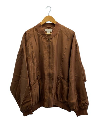 【中古】CASANOVA/ジャケット/XL/シルク/ブラウン【メンズウェア】 【中古】CASANOVA/ジャケット/XL/シルク/ブラウン【メンズウェア】