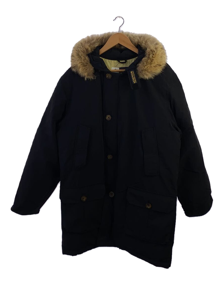 【中古】Woolrich◆ARCTIC PARKA/M/ナイロン/BLK/無地/UWQ01W【メンズウェア】
