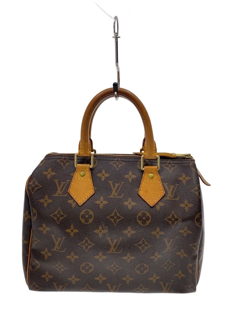 【ブランド】LOUIS VUITTON 【ブランドカナ】ルイヴィトン 【型番】M41109 【程度】B 【サイズ】 【メインカラー】ブラウン 【素材・生地】PVC（ビニール） 【キーワード】　　 2026/02/07 セカンドストリート青梅店【1923】【中古】LOUIS VUITTON◆2)スピーディ25_モノグラム・キャンバス/PVC/BRW【バッグ】 ブランド LOUIS VUITTON 型番 M41109 カラー ブラウン 柄 素材・生地 PVC（ビニール）>色・素材について サイズ >サイズ表示について 実寸（cm） 【バッグ】 マチ：14 / 高さ：20 / 幅：25 / 持ち手：34 【その他】 その他サイズ：/ 商品は　セカンドストリート青梅店の店頭にて販売しております。商品に関するお問合わせは、お電話(TEL:0428-30-1983)にて、問合わせ番号：2319234878148をお伝えください。 配送方法やお支払い方法に関するお問い合わせは、サポートセンターまでご連絡をお願いします。 ※お電話の対応は営業時間内のみとなります。お問い合わせフォームでお問い合わせの際はご注文番号をご記入下さい この商品に関する出品店舗からのコメント 着用による使用感が多少ございますがダメージ・汚れ等はなく、まだまだご愛用頂けます。あくまで中古品ですのでご理解の上、ご検討をお願い致します。店頭でも同時販売を行っている為、記載の無い汚れやダメージが生じる場合がございます。商品についてご不明点・ご質問等がございましたら、お気軽に当店へお問合せくださいませ。